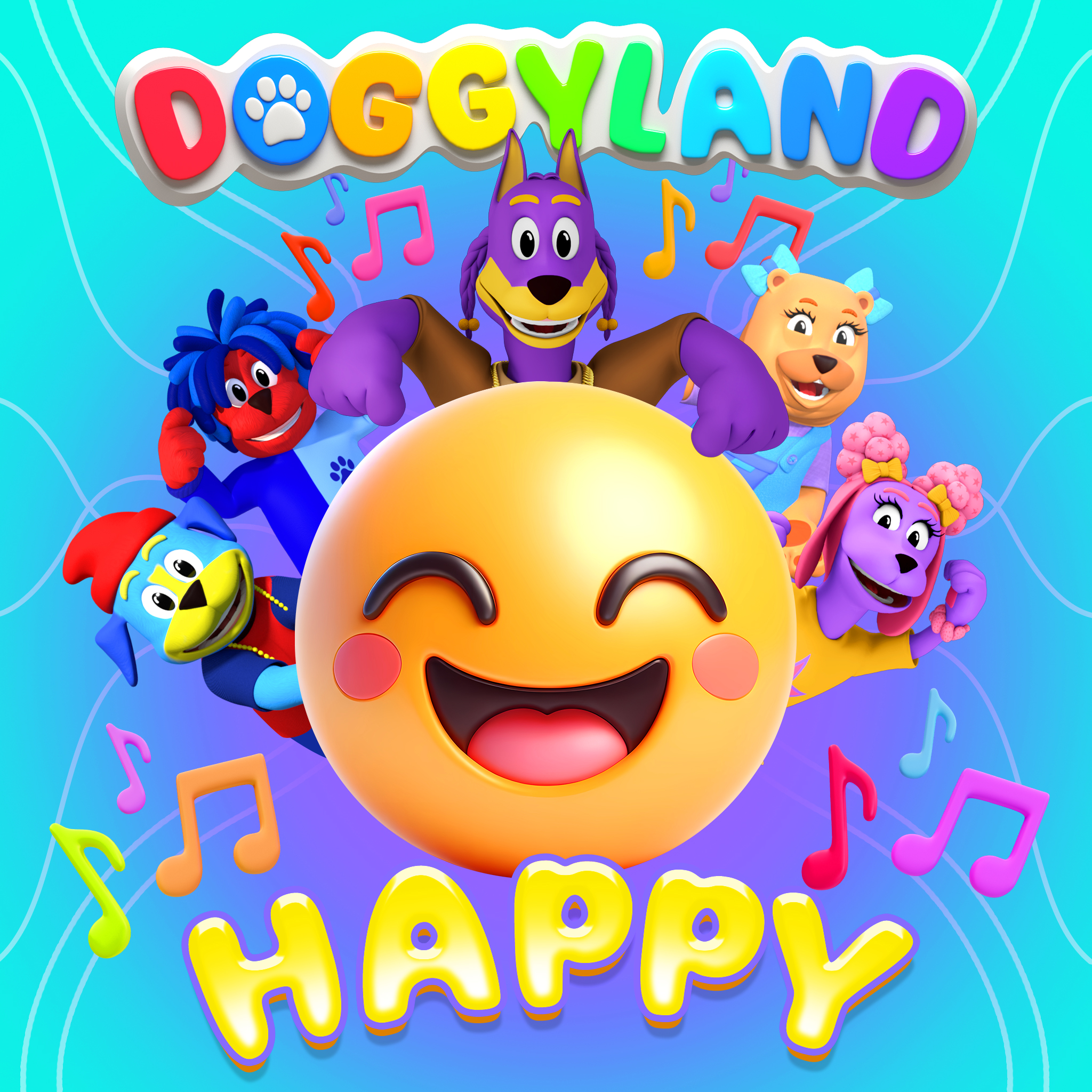 Happy Album Cover - Doggyland