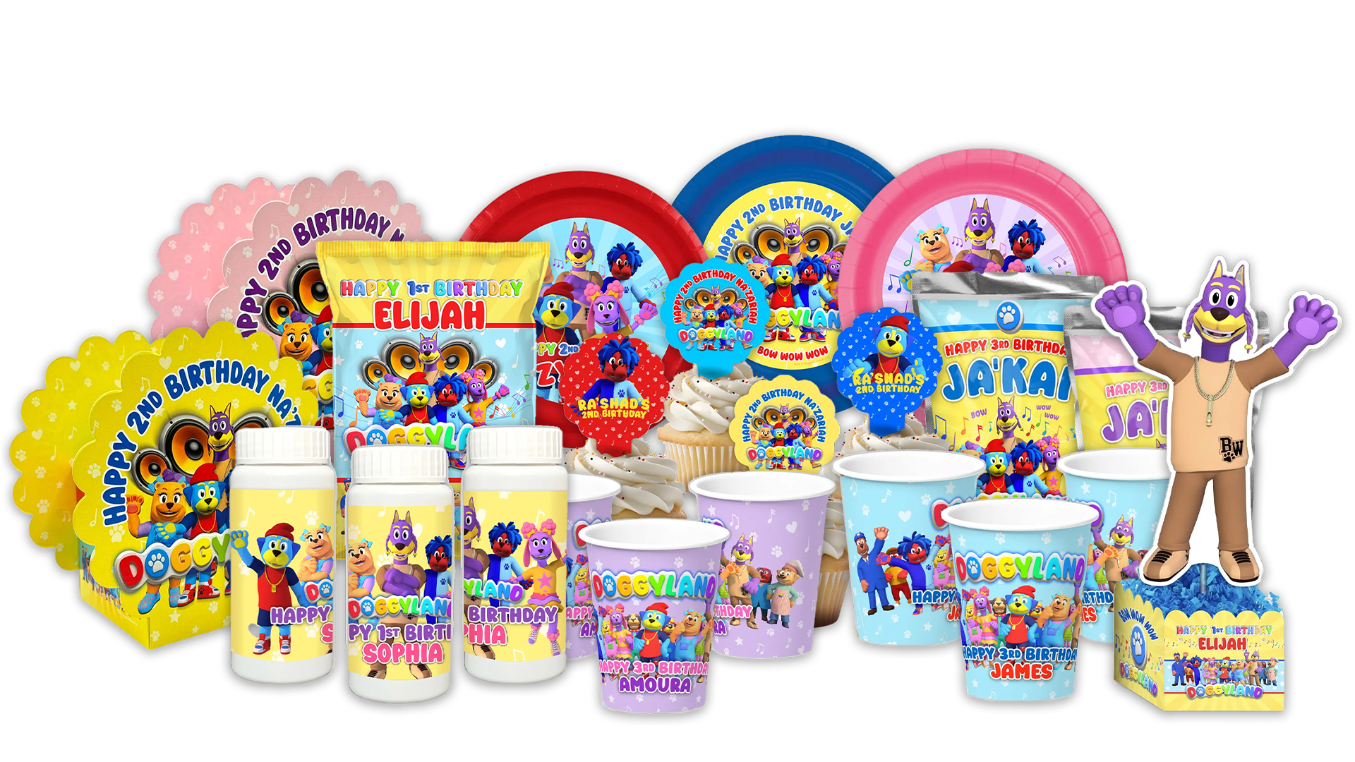 Doggyland Amy Party Supplies - Big